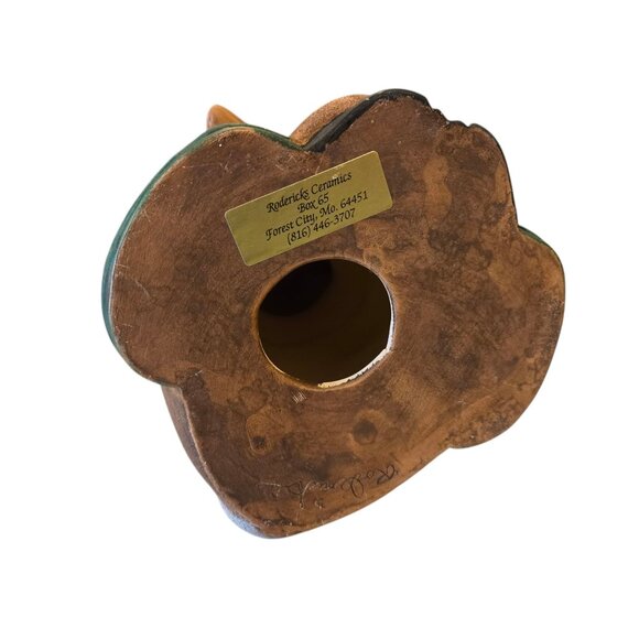 Hunter Deer Figurine Ceramic 10 Inch Hunting Cabin Decor Camo Camouflage - Picture 6 of 16